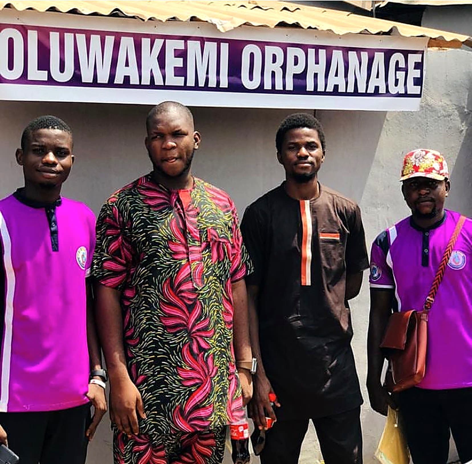 CUP of Cold Water Foundation volunteers at Oluwakemi Orphanage, Omi Adio